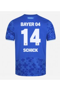 Bayer Leverkusen Patrik Schick #14 Jalkapallovaatteet Kolmaspaita 2025-26 Lyhythihainen